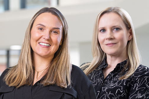 Sophie Copson and Jo Galbraith