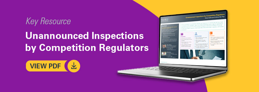 Key Resource Unannounced Inspections by Competition Regulators Guide