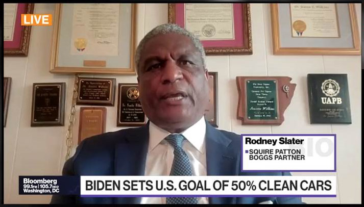 Rodney Slater Speaking on Bloomberg