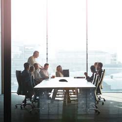 Corporate boardroom