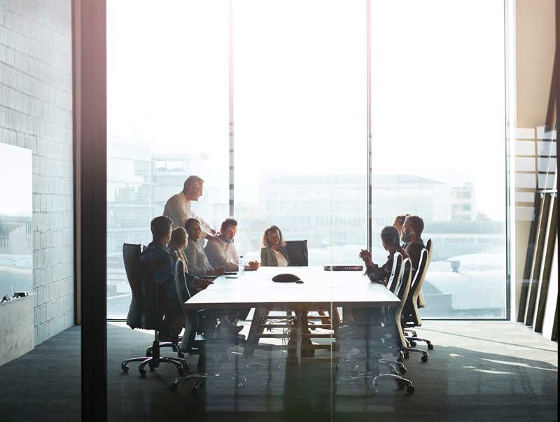 Corporate boardroom