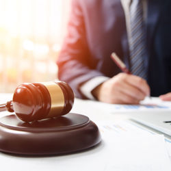 Wooden gavel