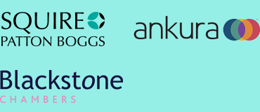 Squire Patton Boggs, Ankura & Blackstone Chambers Logos