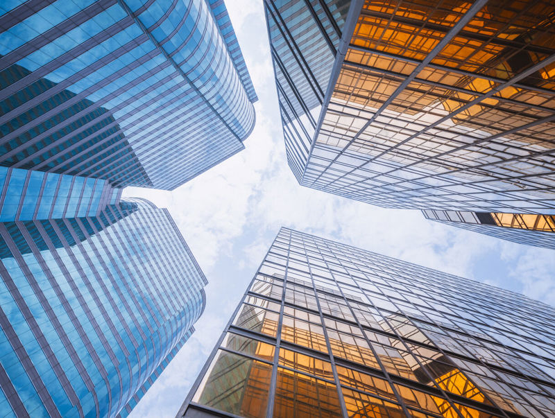 office building windows