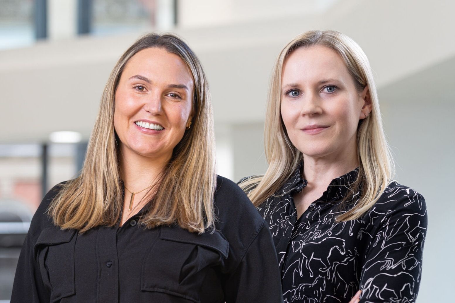 Joanna Galbraith and Sophie Copson